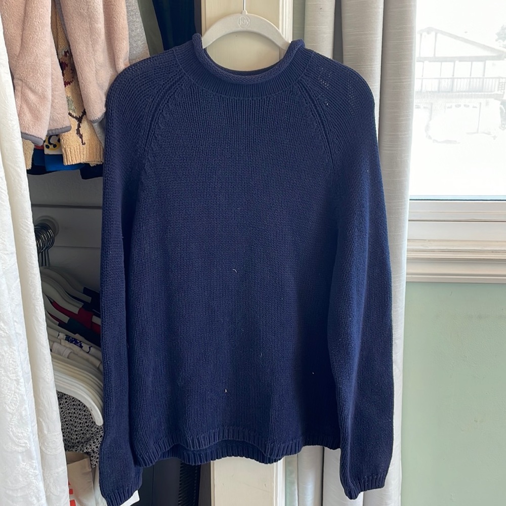 Blue Knit Sweater M